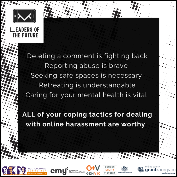 Link to Humanitix webinar registration page for the Leader of the Future Now You See it Webinar - Exploring young people's solutions to online hostility event on 19 Oct. 