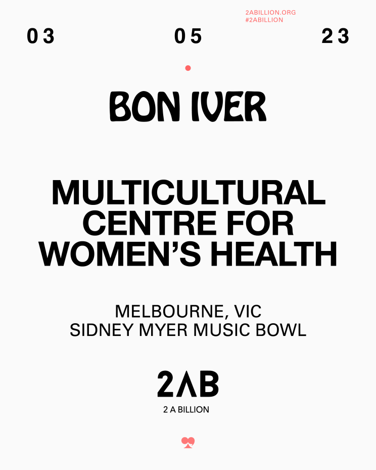 Bon Ivor Collaboration at Sidney Myer Music Bowl 3.5.23