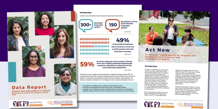 The front covers of the two reports and an inside page