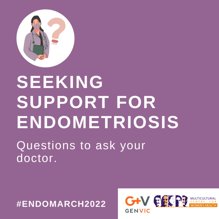 The Women’s Health Services have also developed a checklist of questions to ask your doctor to ensure you’re getting the best healthcare possible. 